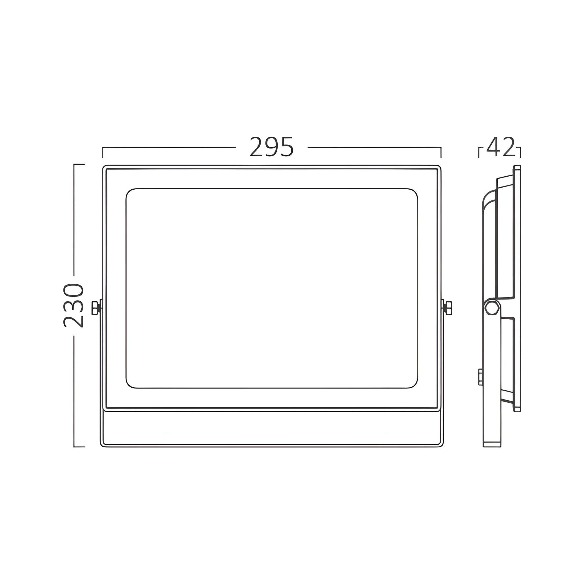 LED REFLEKTOR 150W CRNI 4000K IP65 — slika 5