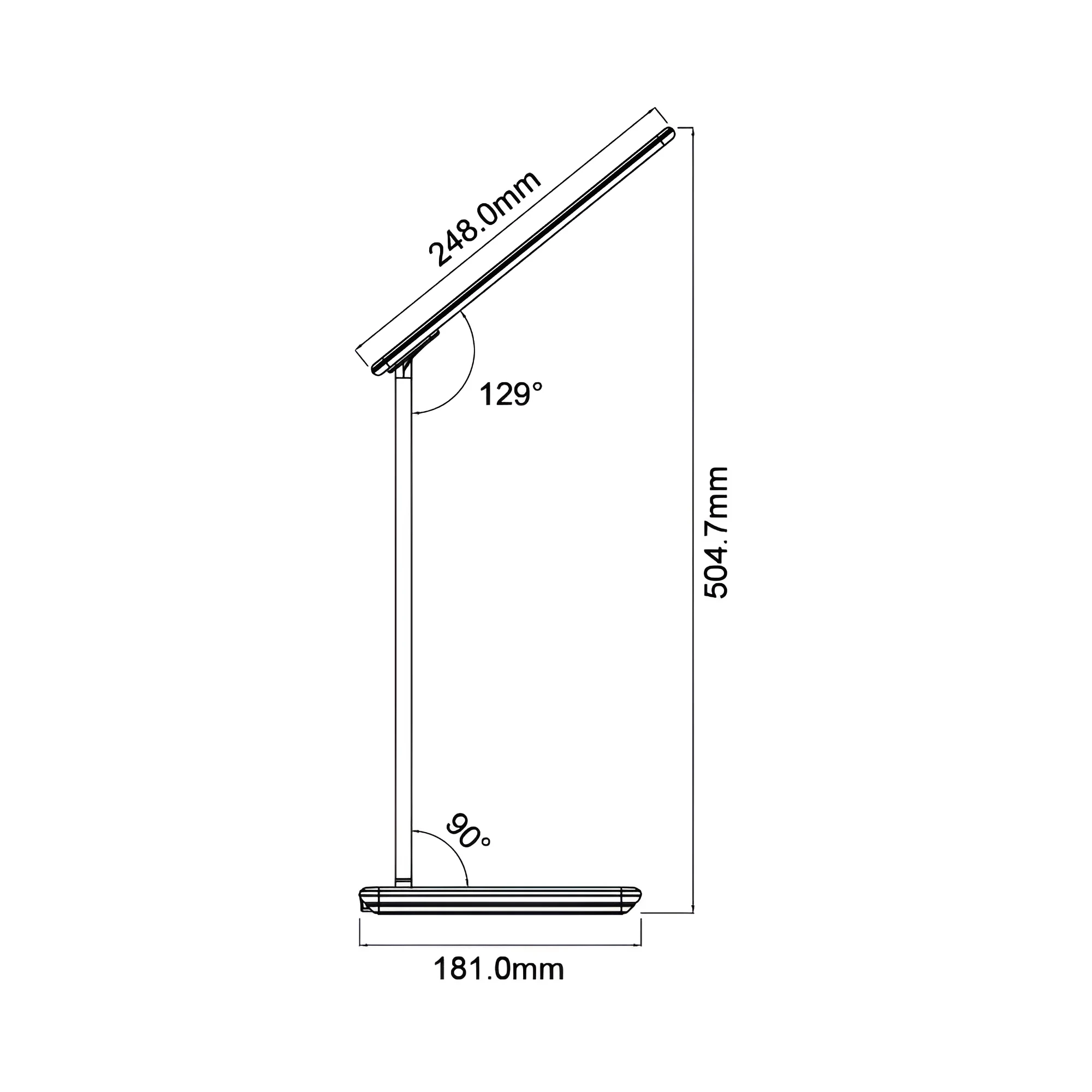 LED STONA LAMPA 5W CRNA CCT — slika 6