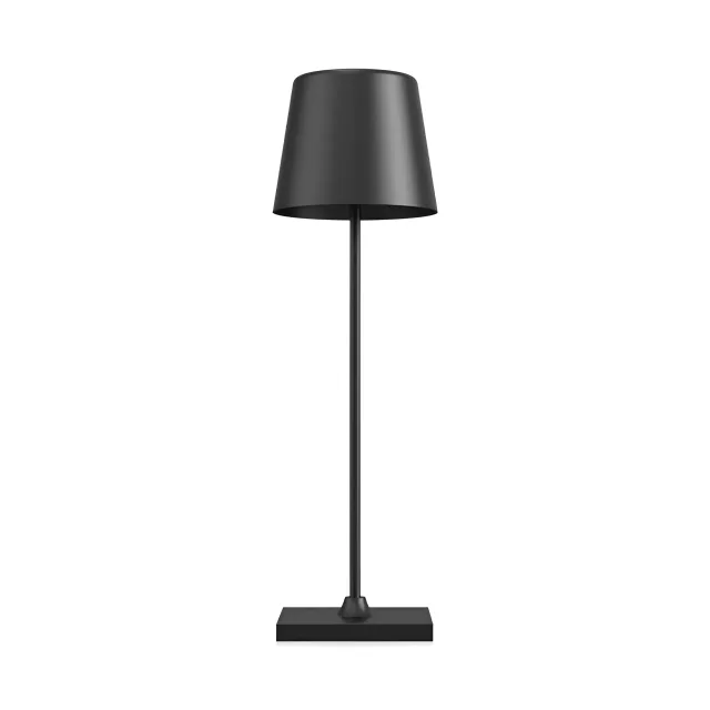 LED PUNJIVA STONA LAMPA CRNA 3000K