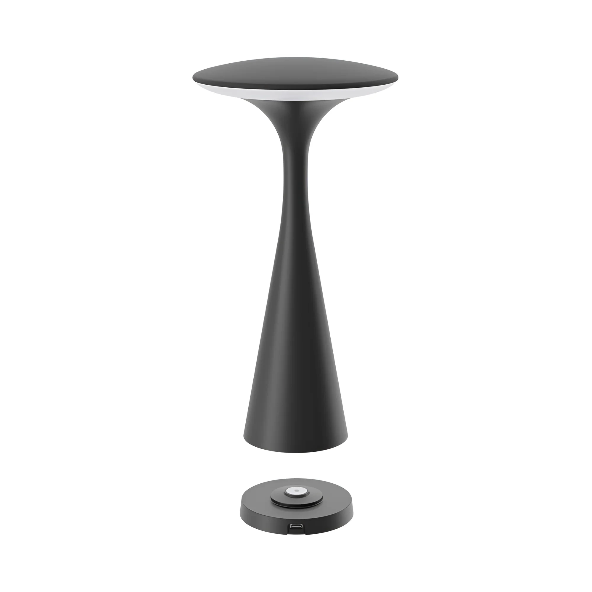 LED PUNJIVA STONA LAMPA CRNA CCT — slika 3