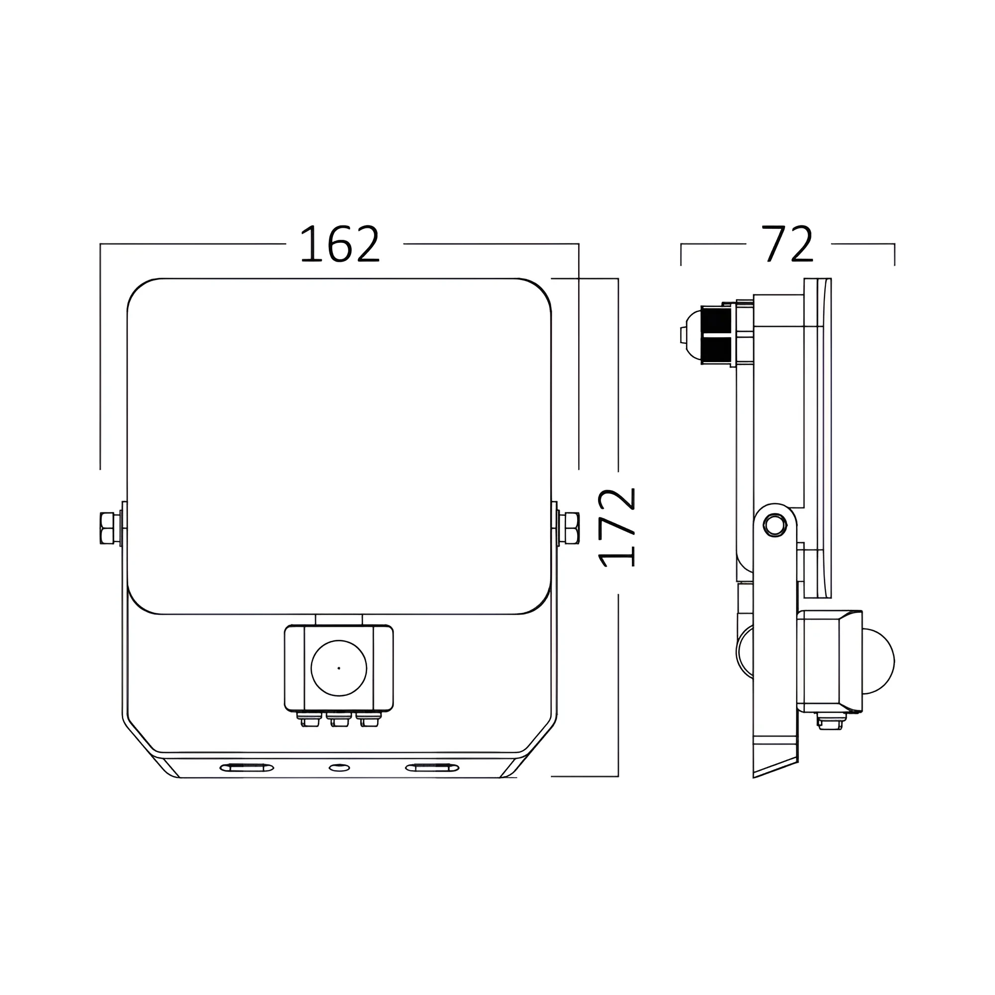 LED REFLEKTOR 30W BELI CCT IP54 SA SENZOROM — slika 5