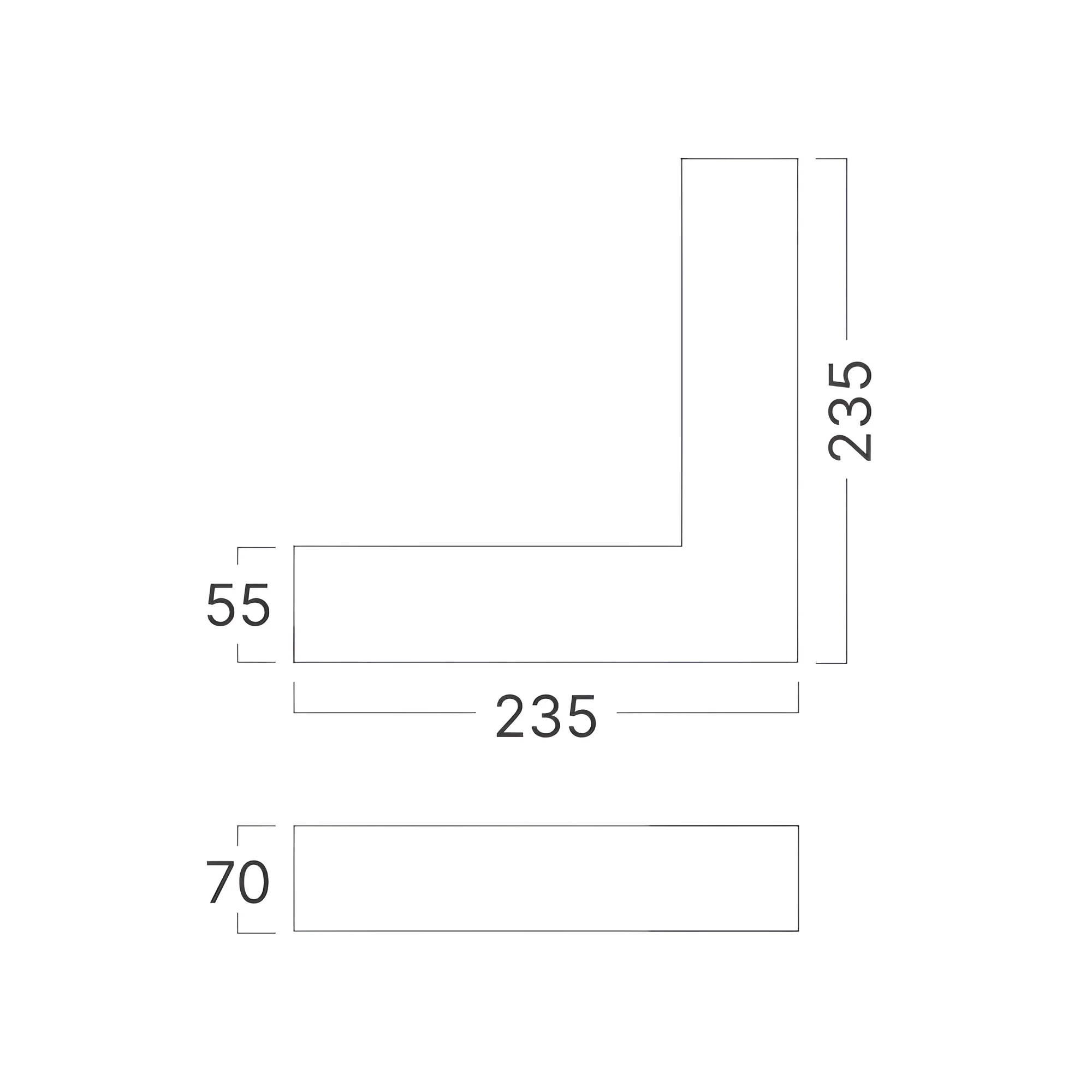 LED LINEARNA SVETILJKA L-OBLIK 12W BELI CCT IP20 — slika 9