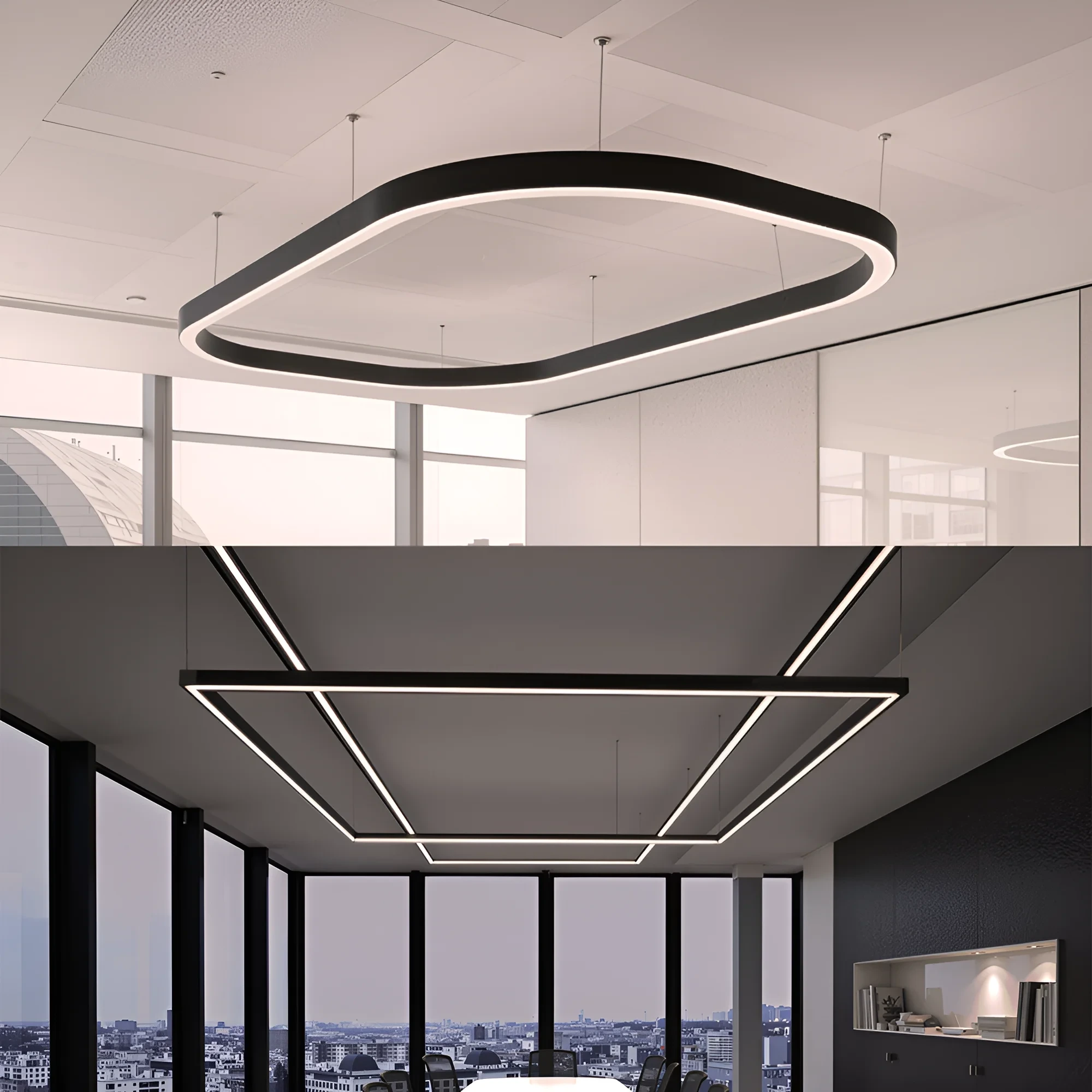 LED LINEARNA SVETILJKA T-OBLIK 10W BELI CCT IP20 — slika 2