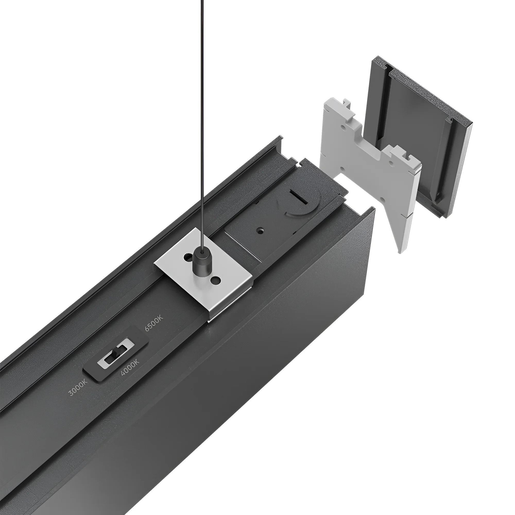 LED LINEARNA SVETILJKA T-OBLIK 10W CRNI CCT IP20 — slika 8
