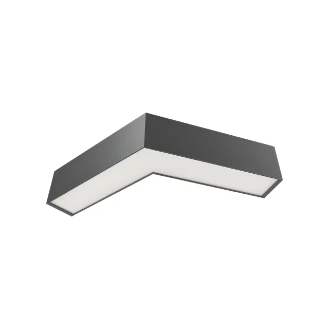 LED LINEARNA SVETILJKA L-OBLIK 13W CRNI CCT IP20