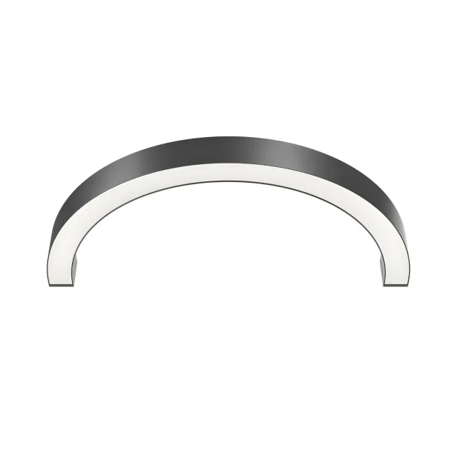LED LINEARNA SVETILJKA POLUKRUG 42W CRNI CCT IP20