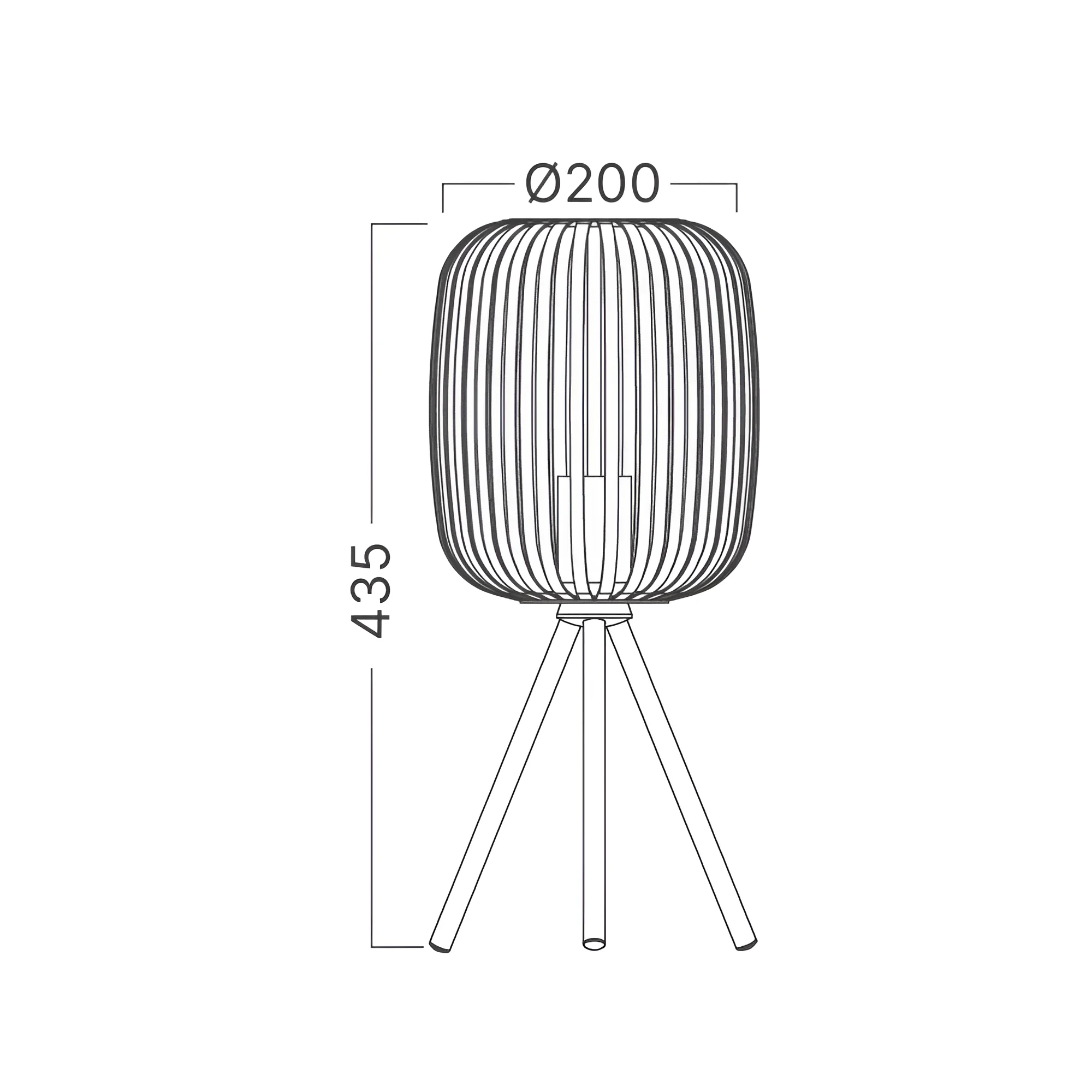STONA LAMPA E27 BEZ — slika 4