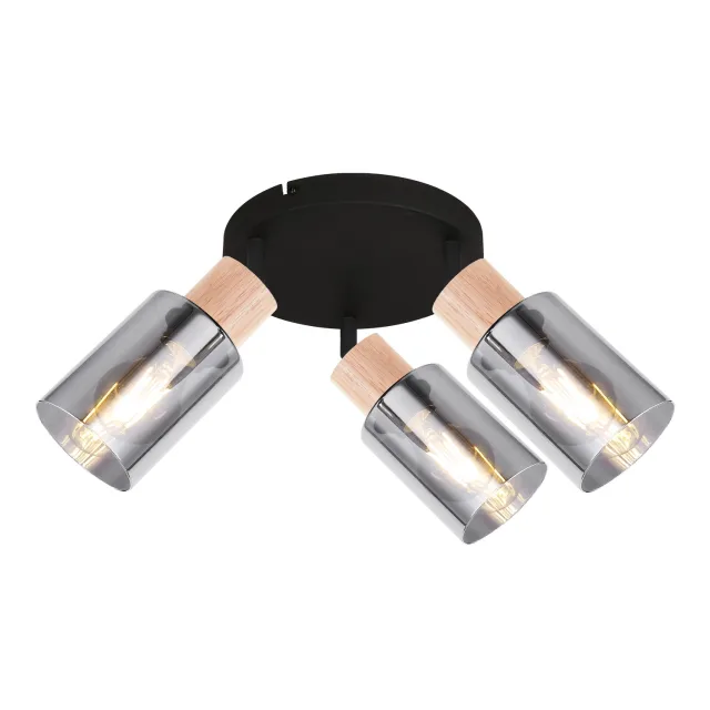 Spot lampa FE705-3R BK+WD