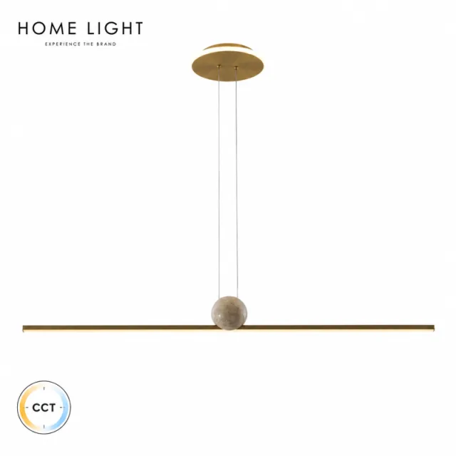 SOLEA 166 LUSTER 24W CCT BELA/ZLATO