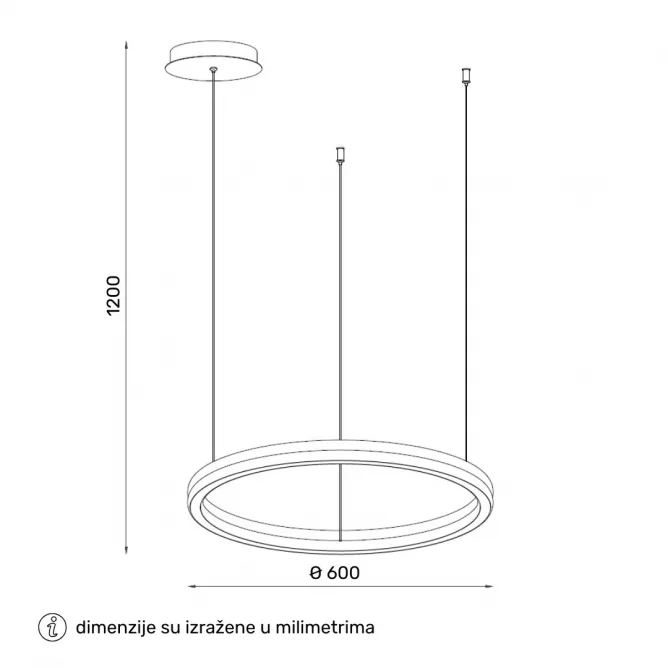SOLEA 133 LUSTER 45W 3000K CAPPUCCINO — slika 3