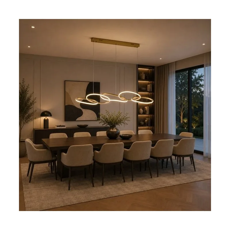 SOLEA 63 LUSTER 48W 3000/4000K ZLATO — slika 2