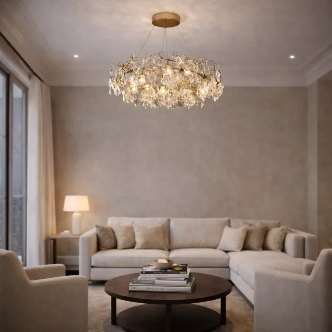 LUNA 326 LUSTER 7*G9 BRONZA — slika 3