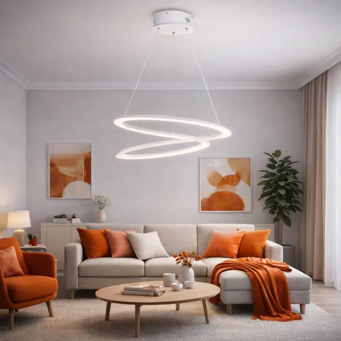 VESTA 464 VISILICA 60W 3000/4000K BELA — slika 3