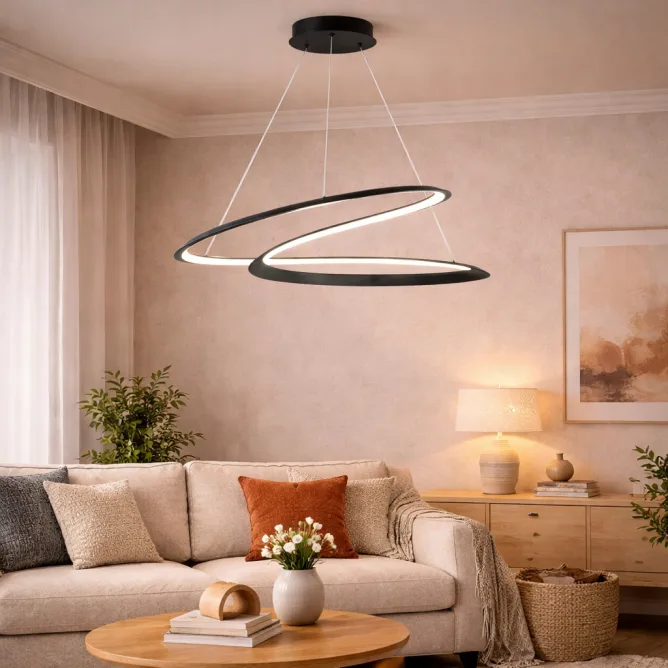 VESTA 463 VISILICA 45W 3000/4000K CRNA — slika 2