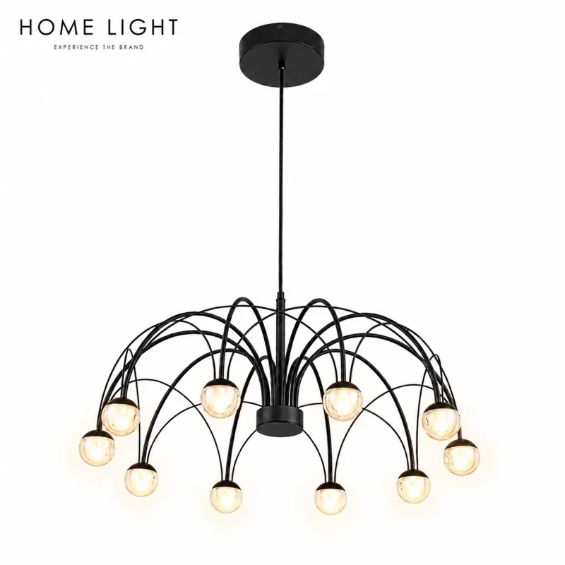 LUNA 319 LUSTER 37W 3000K CRNI — slika 4