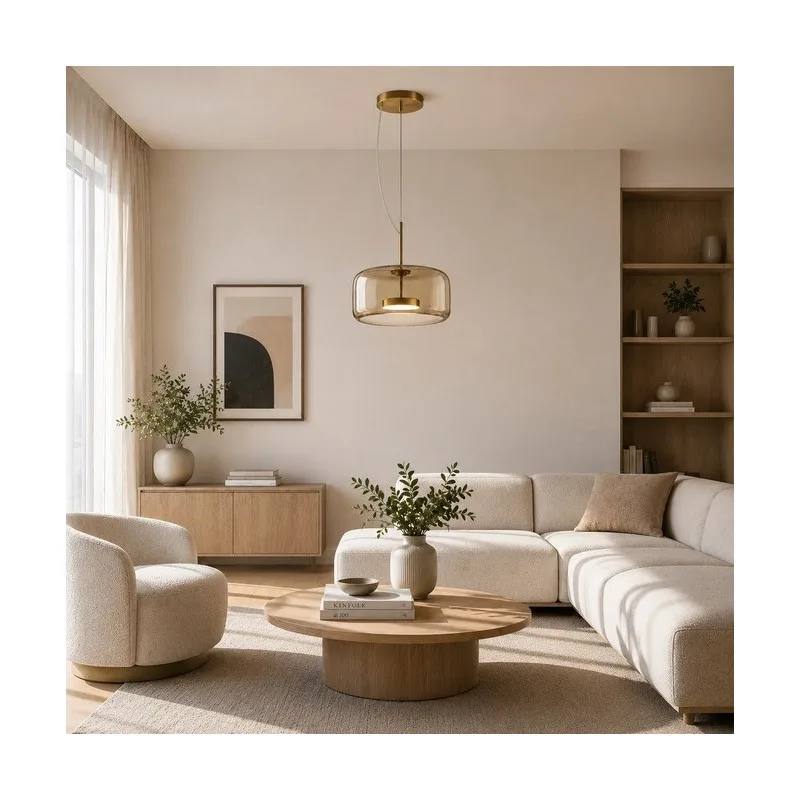 LUNA 215 LUSTER 24W 3000K MESING — slika 2