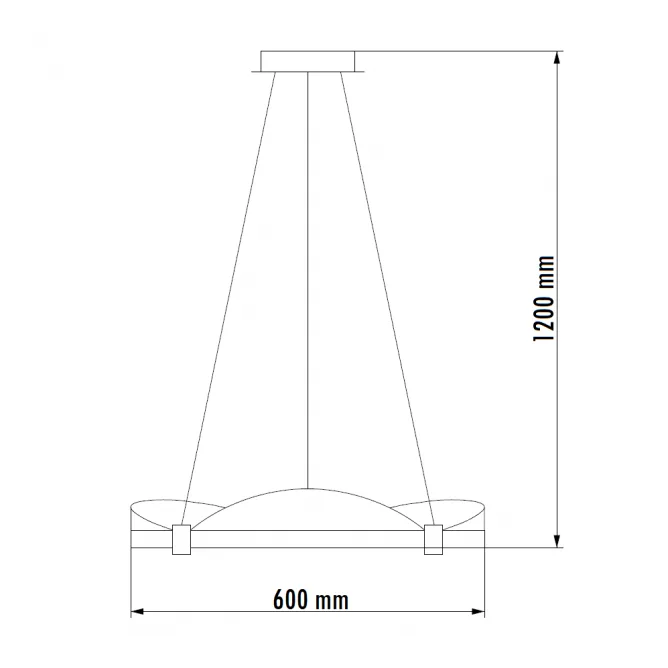 VESTA 620 LUSTER 60W 3000K SIVA/BRAON — slika 3