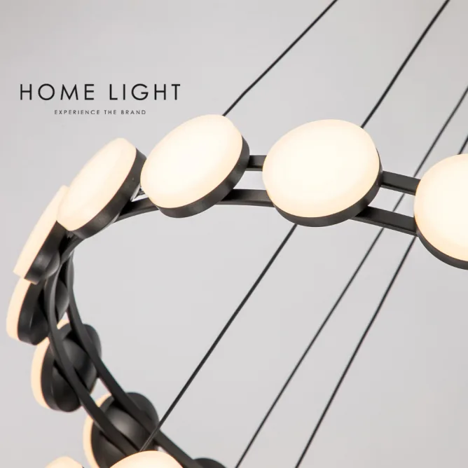 LUNA 226 LUSTER 61W 3000K CRNA — slika 3