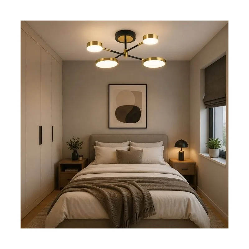 VESTA 488 LUSTER 38W 3000K CRNA/MESING — slika 2