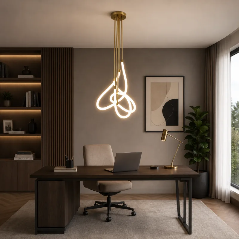 VESTA 454 LUSTER LED 80W 3000K MESING — slika 3