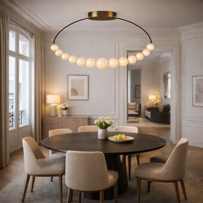 BELORE 9 LUSTER LED DIM 36W 3000K ZLATO — slika 2