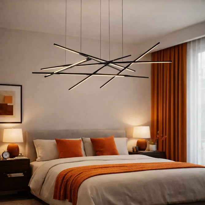 ARIA 11 LUSTER LED DIM 44W 3000K CRNA — slika 3