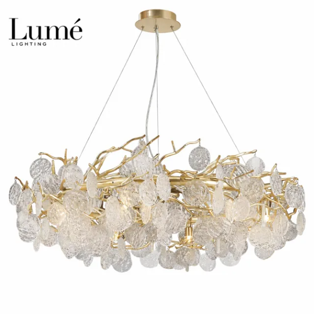LUNA 167 LUSTER 8*G9 BRONZA