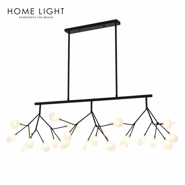LUNA 121 LUSTER 27*G4(220V) CRNA/TRANSPARENTNO STAKLO