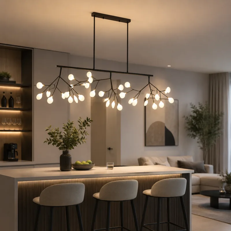 LUNA 121 LUSTER 27*G4(220V) CRNA/TRANSPARENTNO STAKLO — slika 2