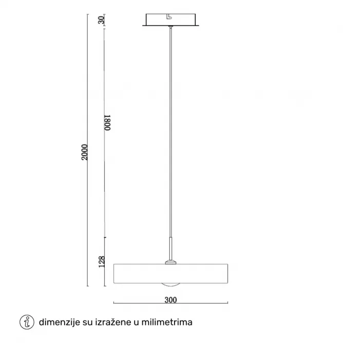 SOLEA 66 VISILICA 12W CCT CRNA/DRVO — slika 4