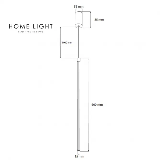 SOLEA 56 VISILICA 8W 3000K CRNA — slika 5