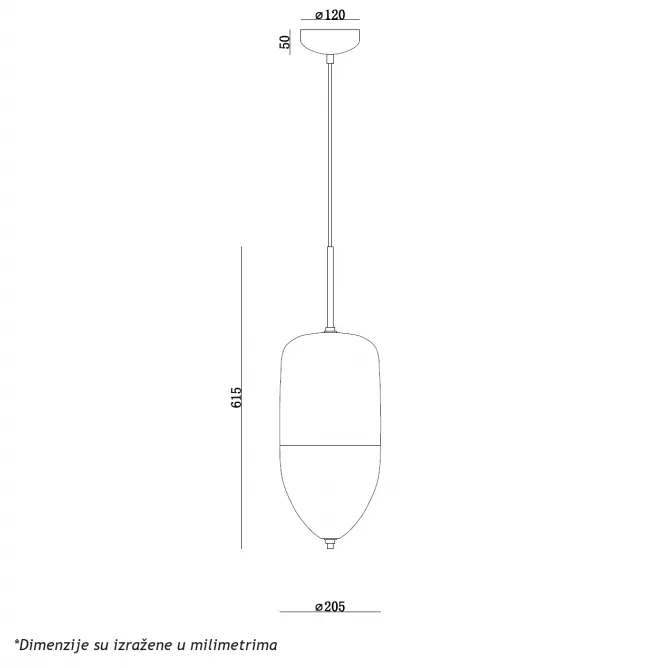 MONARI 35 VISILICA 5W 3000K — slika 4
