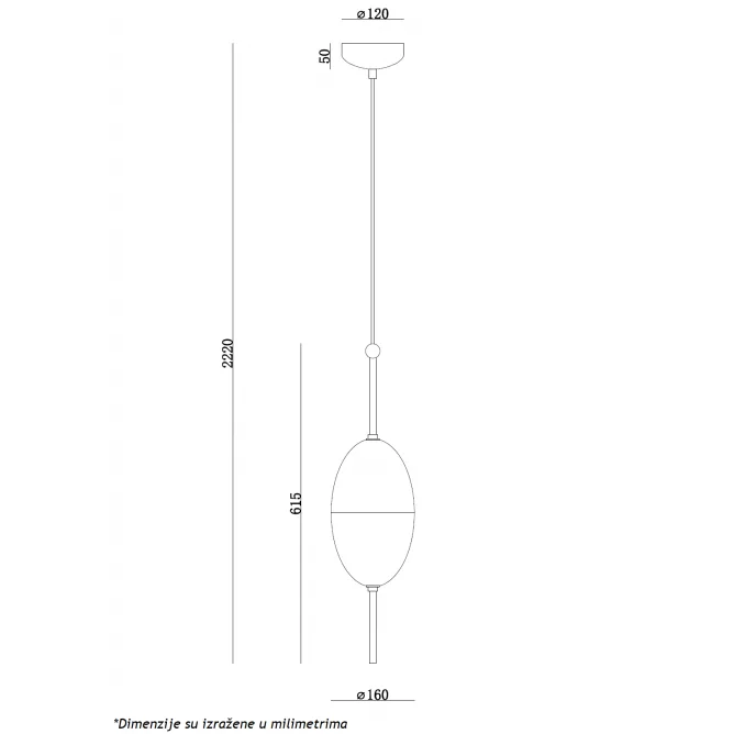MONARI 34 VISILICA 5W 3000K — slika 3