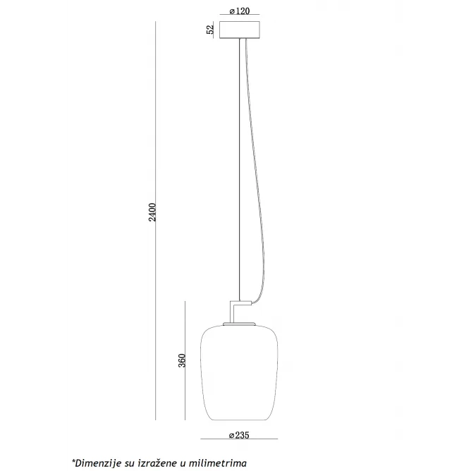 MONARI 26 VISILICA 5W 3000K — slika 3