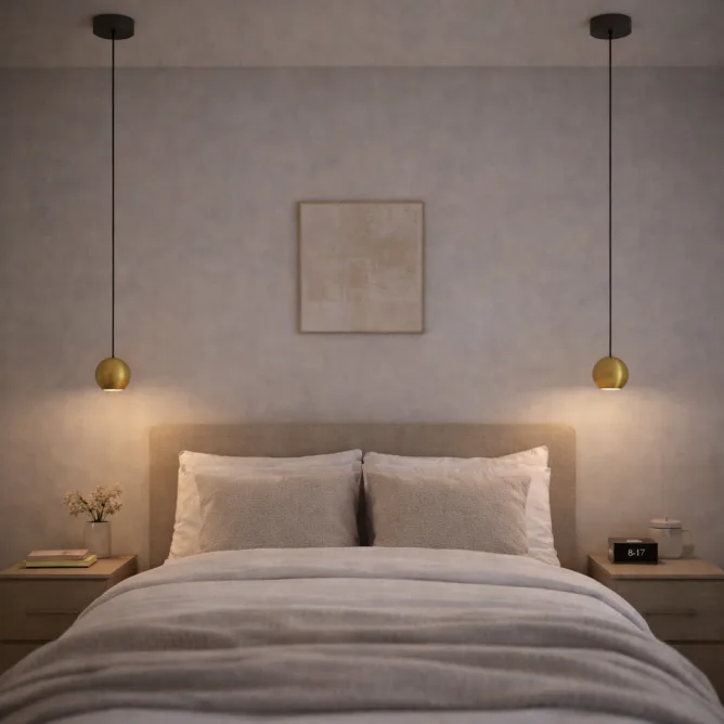 ARIA 23 VISILICA LED 8.5W 3000K MESING — slika 2