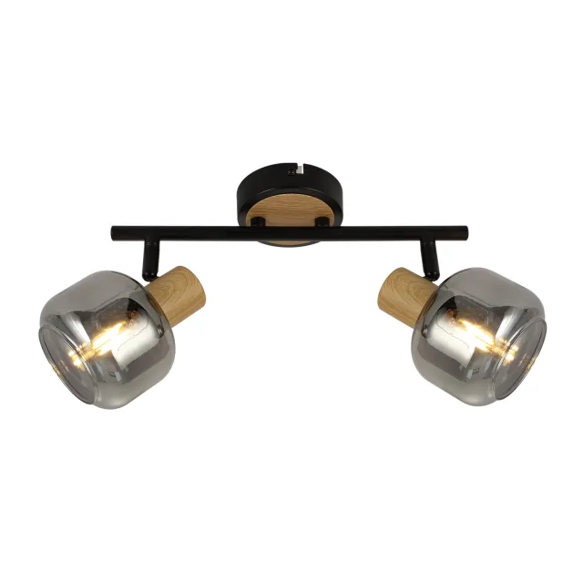 Spot lampa FE408-2 BK+WD