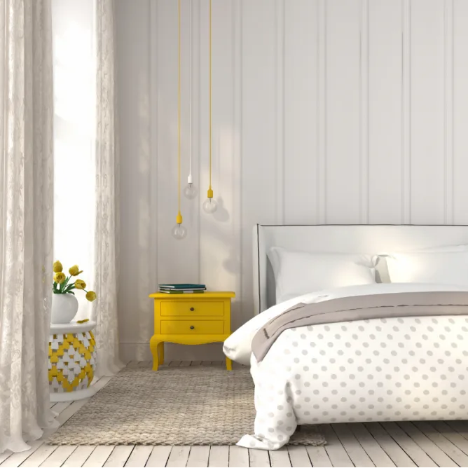 RUSTIK 119 VISILICA 1*E27 ZUTA pvc — slika 2