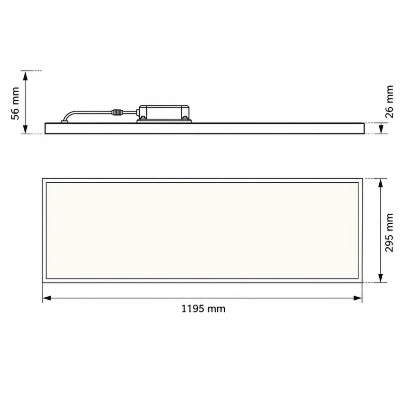 DAWN LED PANEL HN-PL12030 36W 3000/4000/6500K (4320lm) BACKLIGHT — slika 3