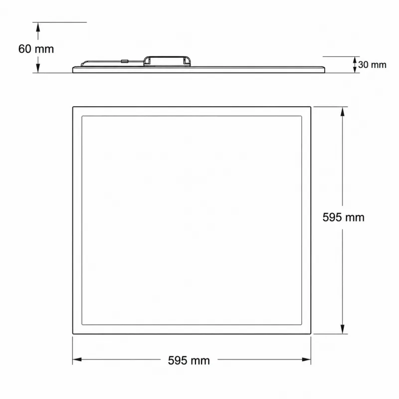 DAWN LED PANEL HN-PL6060 40W 4000K (4800lm) BACKLIGHT IP65 — slika 3