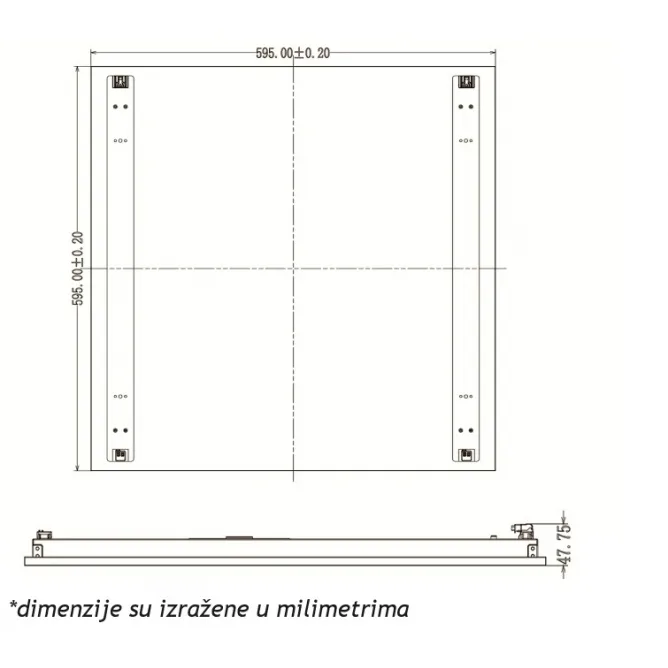 KUĆIŠTE LED PANELA T02A6060AN — slika 6
