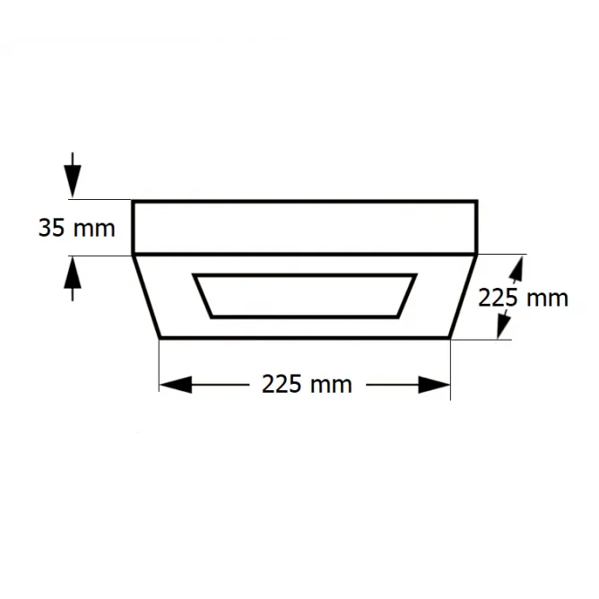 LED PANEL N/Z KNS5-18W 6500K — slika 3