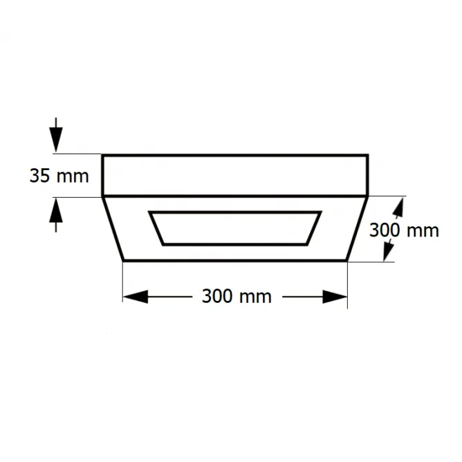 LED PANEL N/Z KNS5-24W 4000K — slika 3