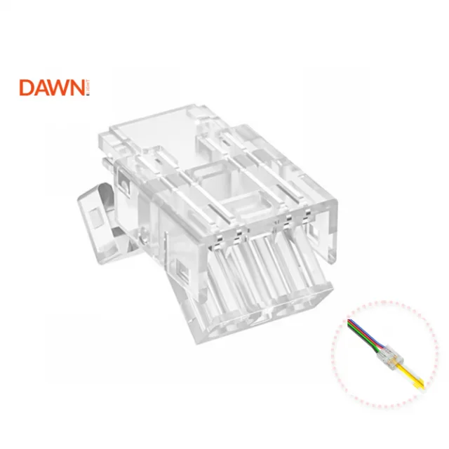 KONEKTOR ZA LED TRAKU COB X10C-4P (10mm, 4PIN) 10 kom