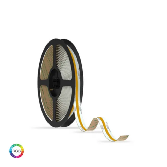 LED TRAKA SPI 24V 19W/m COB RGB IP20 (5met, 10mm)