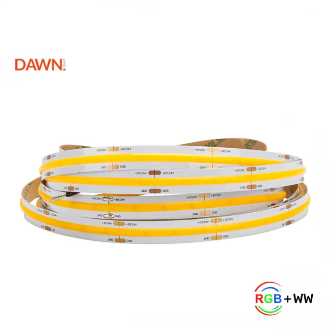 DAWN LED TRAKA 24V 16.8W/m RGB+3000K IP20 (HL COB RGBWW, 5met, 12mm) — slika 2