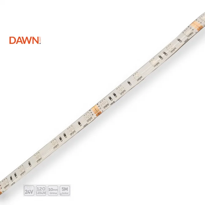 LED TRAKA KU-5050D-60-RGB 24V IP65 (5met,14.4W/met,10mm) — slika 2