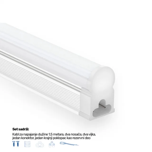 LED SVETILJKA KL T5 0,3m  6W 3000K SILVER