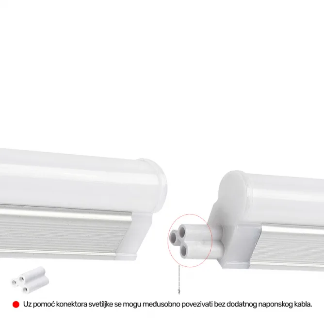 LED SVETILJKA KL T5 0,3m  6W 3000K SILVER — slika 3