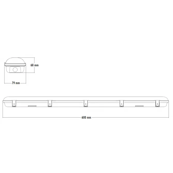 VODODIHT LED LG218A 18W 6500K IP65 — slika 2