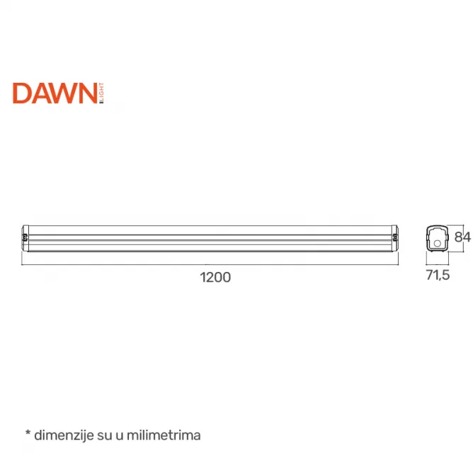 VODODIHT LED 136A PRO 36W 4000K 4680lm 110° IP65 — slika 4